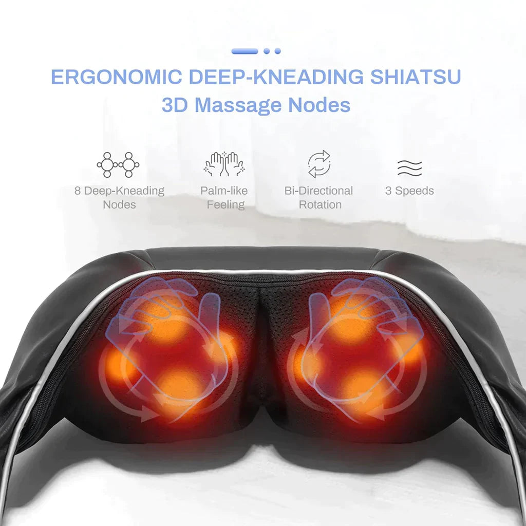Heated Shiatsu neck and shoulder massager – photo 2 of 4
