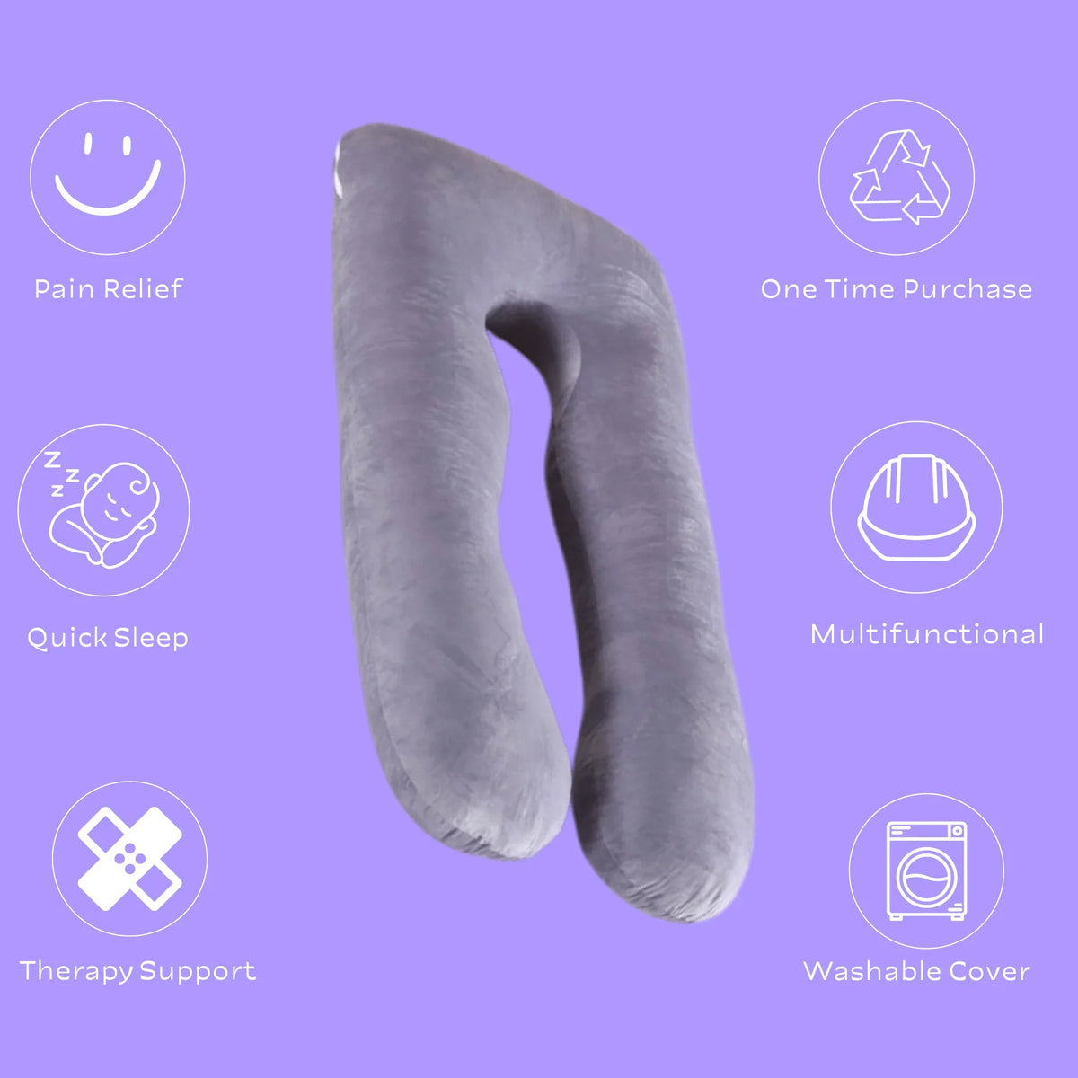 U-shaped body support pillow – Zoventy