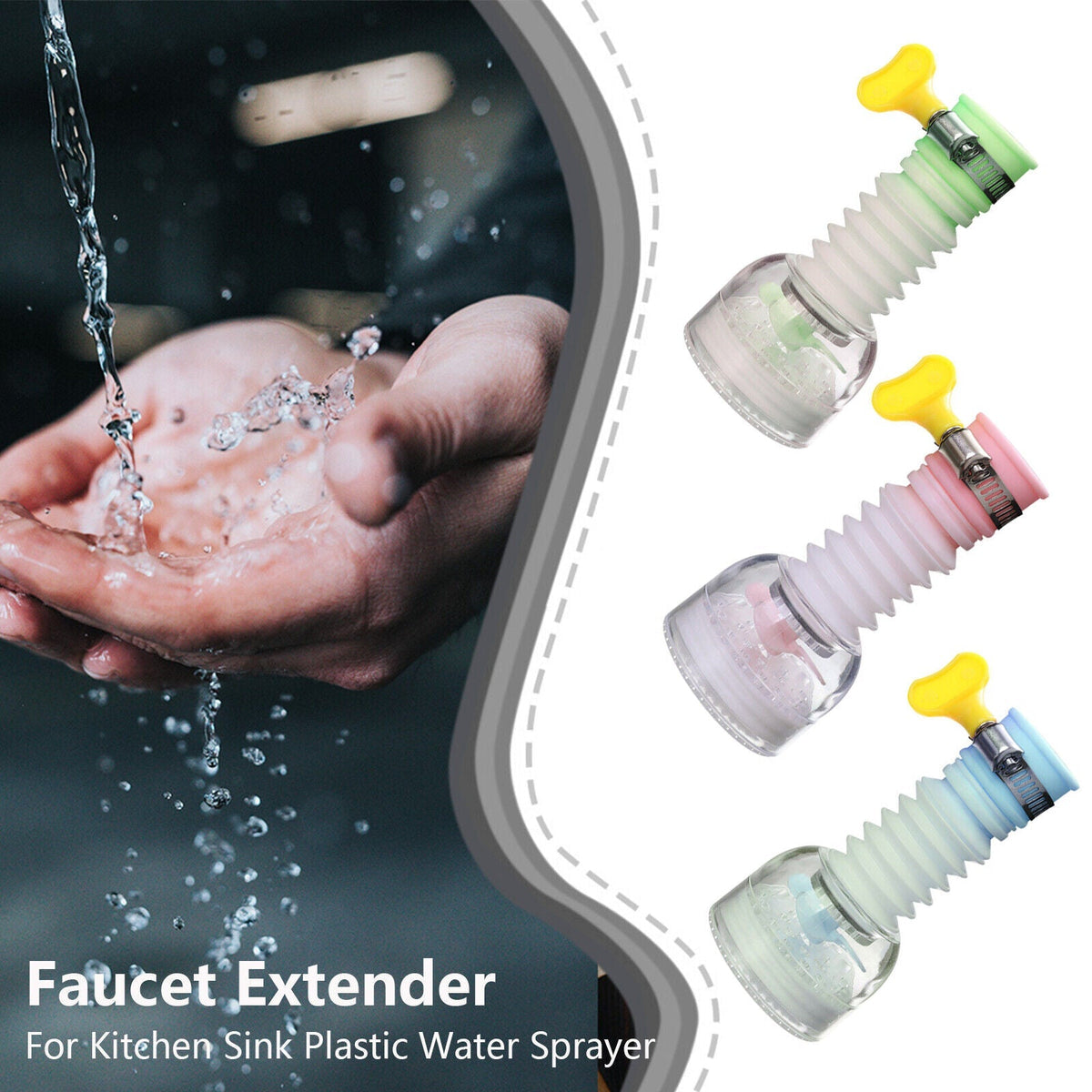 360 degree kitchen tap extender – photo 2 of 5